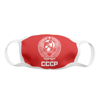 Маска Герб СССР (красный фон)