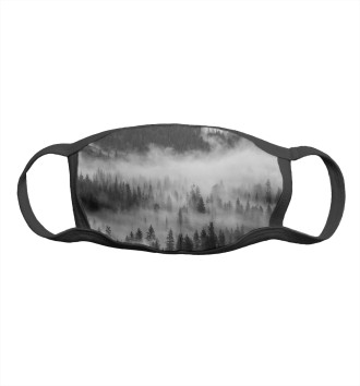 Маска для мальчиков Туман над лесом