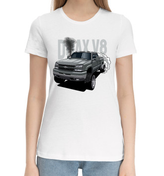 Хлопковая футболка Chevrolet Silverado