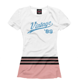 Футболка для девочек Vintage 89