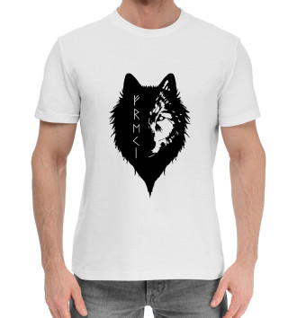 Хлопковая футболка Волк Одина