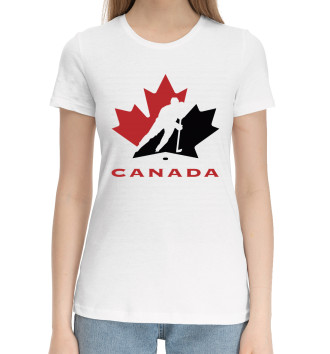 Хлопковая футболка Канада