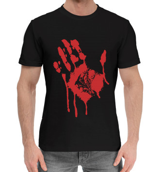 Хлопковая футболка Кровавая ладонь