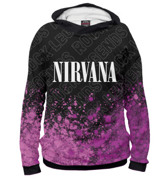 Худи для мальчиков Nirvana Rock Legends (пурпур)