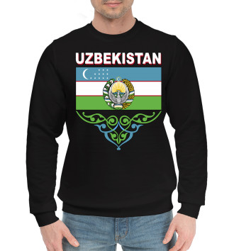 Мужской Хлопковый свитшот Узбекистан