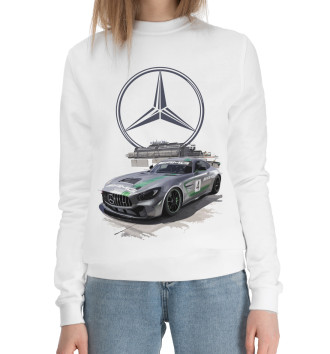 Хлопковый свитшот Mercedes AMG