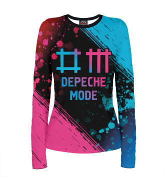 Лонгслив Depeche Mode Neon Gradient (colors)