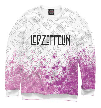Мужской Свитшот Led Zeppelin Rock Legends (purple)
