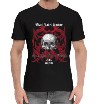 Мужская Хлопковая футболка Black label society
