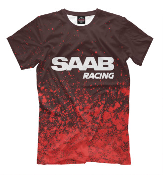 Мужская Футболка Saab | Racing / Краски