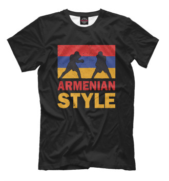 Мужская Футболка Армянский стиль