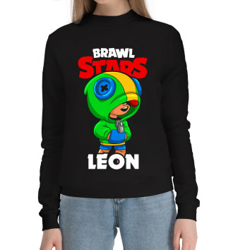 Хлопковый свитшот Brawl Stars, Leon