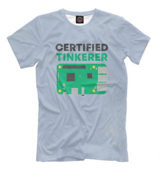 Мужская Футболка Certified Tinkerer