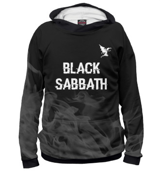 Худи для девочек Black Sabbath Glitch Black