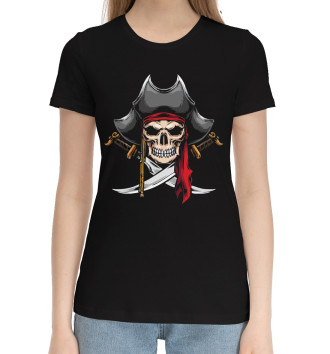 Хлопковая футболка Пират