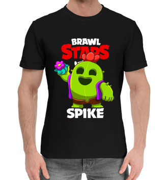 Мужская Хлопковая футболка Brawl Stars, Spike