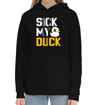 Хлопковый худи Sick my duck