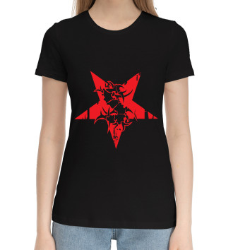 Хлопковая футболка Sepultura: star