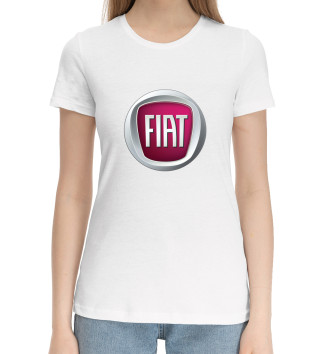 Женская Хлопковая футболка FIAT