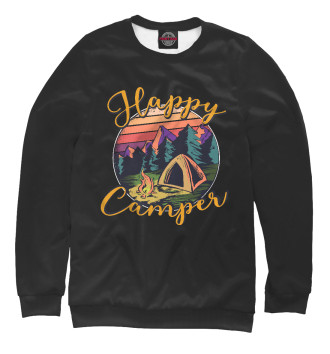 Свитшот для девочек Happy camper