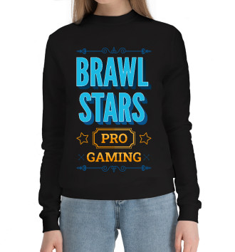 Женский Хлопковый свитшот Brawl Stars PRO Gaming