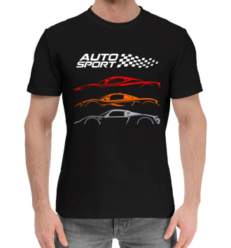 Хлопковая футболка Auto sport