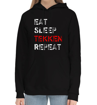 Хлопковый худи Eat Sleep Tekken Repeat