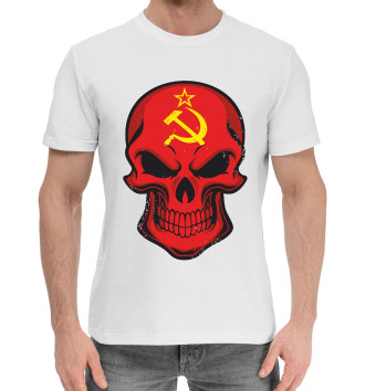 Хлопковая футболка Череп - СССР