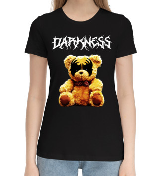 Женская Хлопковая футболка Darkness