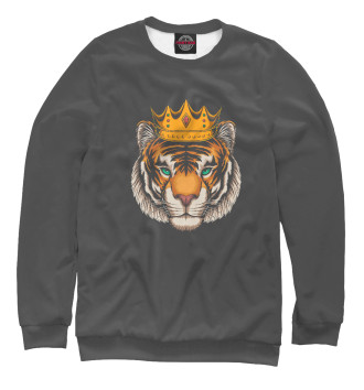Женский Свитшот Тигр в короне