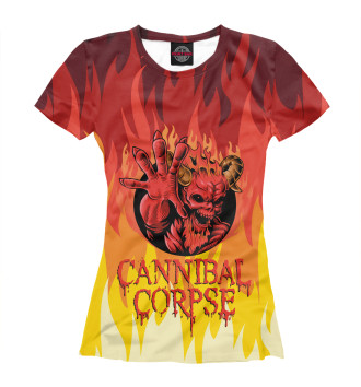 Женская Футболка Cannibal Corpse