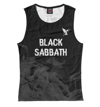 Женская Майка Black Sabbath Glitch Black