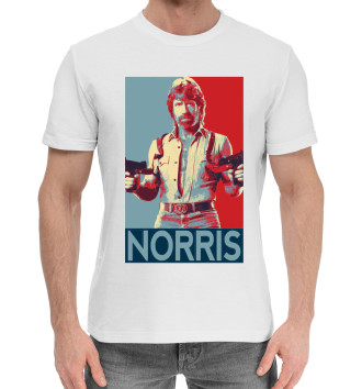 Хлопковая футболка Чак Норрис