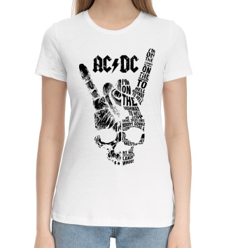 Хлопковая футболка AC/DC
