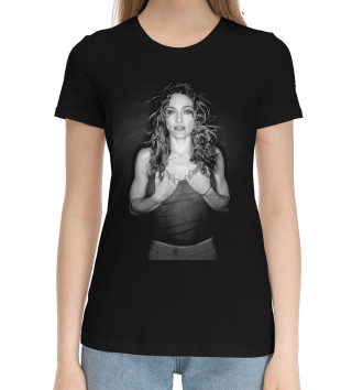 Женская Хлопковая футболка Мадонна