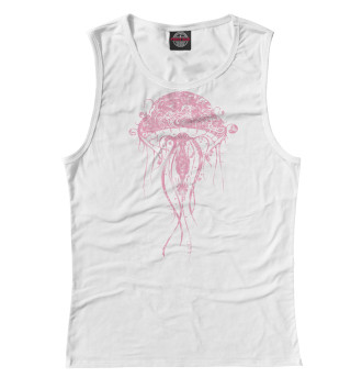 Майка для девочек Розовая медуза