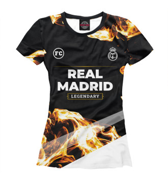 Футболка для девочек Real Madrid Sport Fire