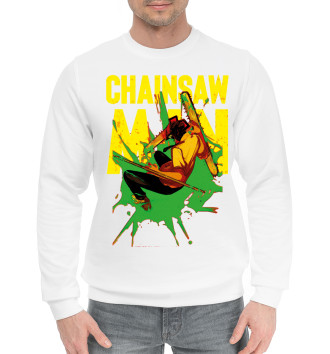 Мужской Хлопковый свитшот Chainsaw Man