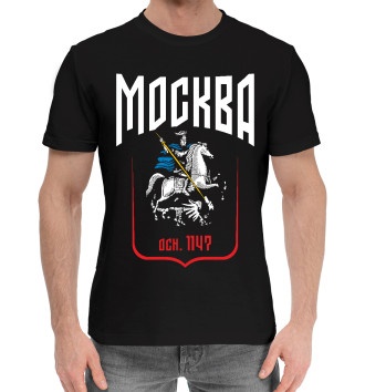 Хлопковая футболка Москва всадник