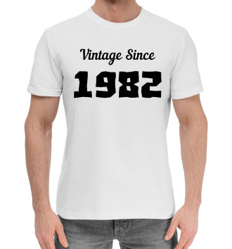 Хлопковая футболка Vintage Since 1982
