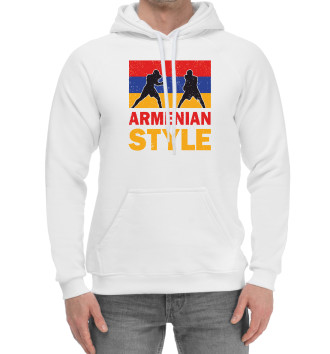 Мужской Хлопковый худи Армянский стиль