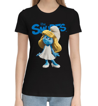 Женская Хлопковая футболка The Smurfs