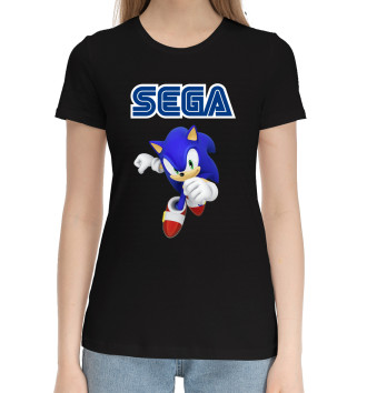 Хлопковая футболка Соник Sega