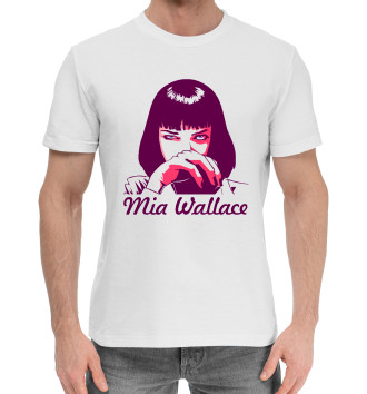 Хлопковая футболка Мия Уоллес