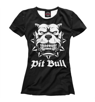 Футболка для девочек Злой Питбуль (Pit Bull)