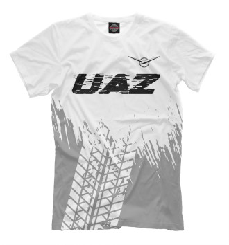 Футболка для мальчиков UAZ Speed Tires на белом