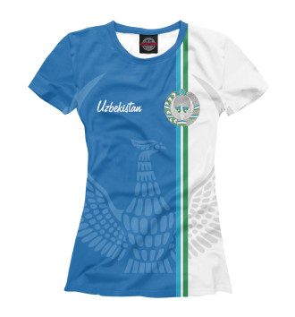 Футболка для девочек Узбекистан