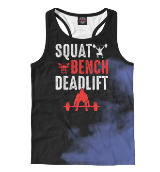 Мужская Борцовка Squat Bench Deadlift Gym