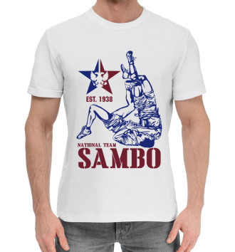 Хлопковая футболка Sambo