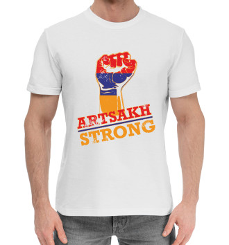 Мужская Хлопковая футболка Artsakh Strong